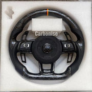Volkswagen Golf Steering Wheel (Forged Carbon Fiber+Perforated Leather) #35 by CARBONISE