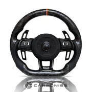 Volkswagen Golf Steering Wheel (Forged Carbon Fiber+Perforated Leather) #35 by CARBONISE