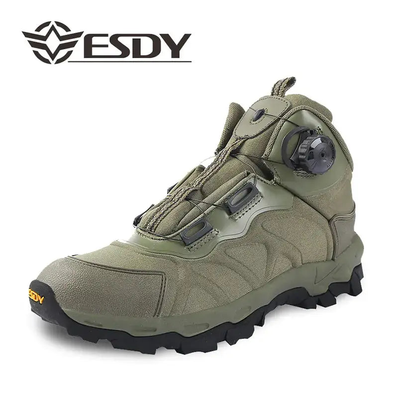 Military Tactical Off-Road Trekking Boots - ESDY Fast Reverse Combat Boots | All-Season Hiking by Mead's Supply & Equipment Outfitters limited