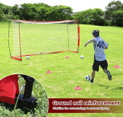 2.4x1.2m Soccer Goal Football Goal Foldable by salelink.co.nz