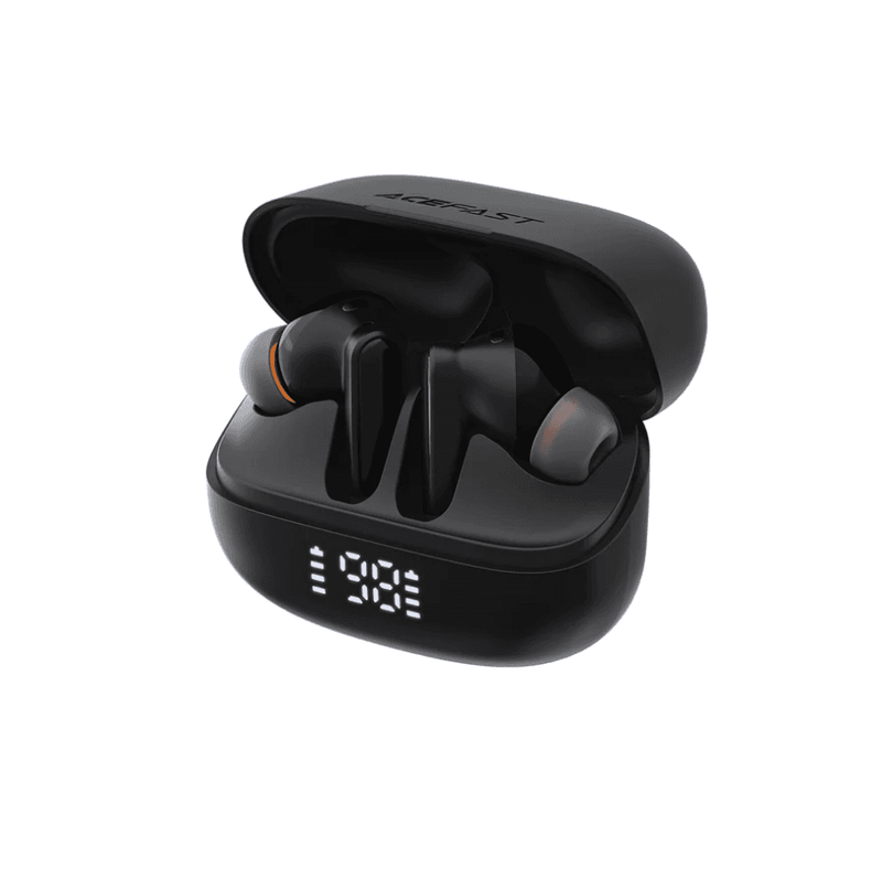 techplus TWS Wireless Earbuds with ANC + ENC Noise Cancellation | Bluetooth 5.4 | LED Display and IPX4 Water Resistance (W1) TWS Wireless Earbuds with ANC + ENC Noise Cancellation | Bluetooth 5.4 | LED Display and IPX4 Water Resistance (W1)