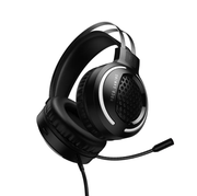 techplus Wired Gaming Headset With 50mm Drivers And Tri Color LED W117 TechPlus W117 Wired Gaming Headset With 50mm Drivers