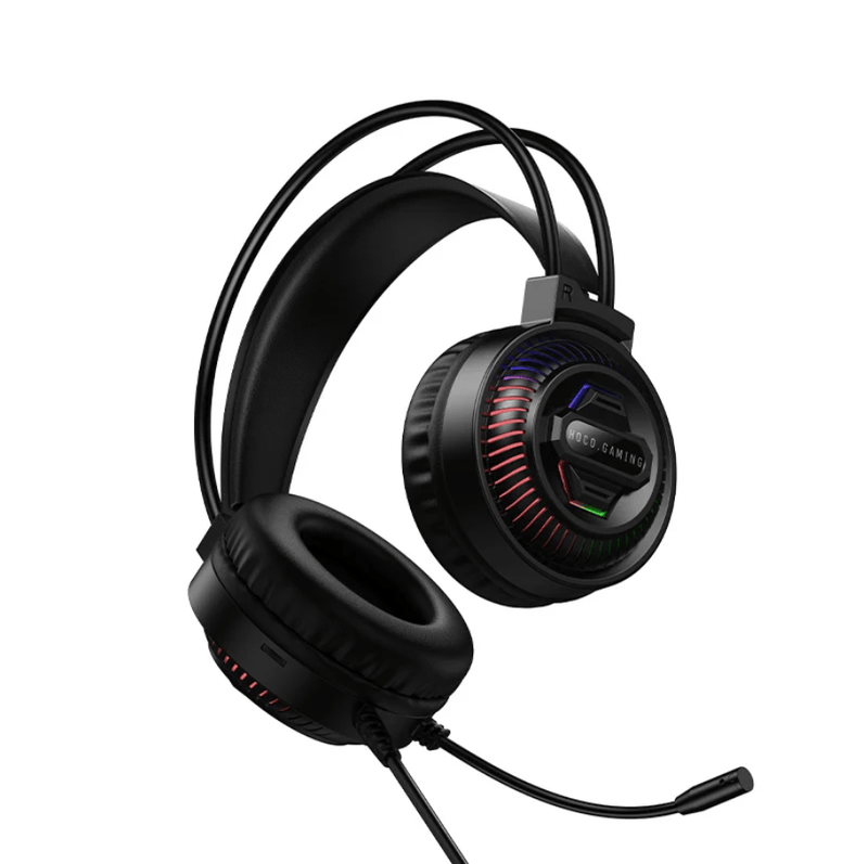 techplus TechPlus W118 Lightweight Wired Gaming Headset With 40mm Drivers Mic LED TechPlus W118 Wired Gaming Headset With 40mm Drivers