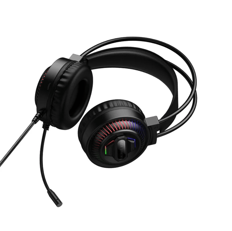 techplus TechPlus W118 Lightweight Wired Gaming Headset With 40mm Drivers Mic LED TechPlus W118 Wired Gaming Headset With 40mm Drivers