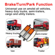 Pair LED Bullbar Indicator Tail Lights Front Park DRL Light For ARB TJM Lamp by salelink.co.nz