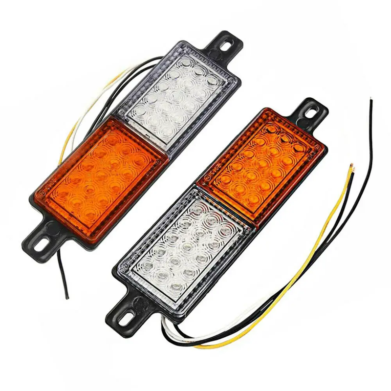 Pair LED Bullbar Indicator Tail Lights Front Park DRL Light For ARB TJM Lamp by salelink.co.nz