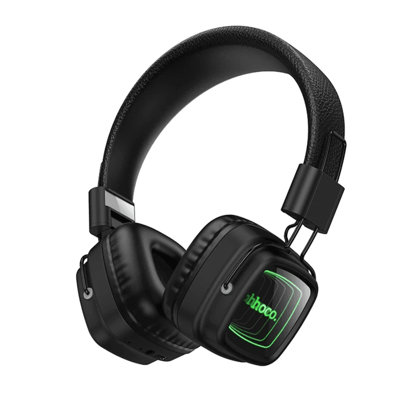 techplus Premium Over-Ear Bluetooth 6.0 Headphones with Abyss Mirror LED Lighting (W72) - Black Premium Over-Ear Bluetooth 6.0 Headphones with Abyss Mirror LED Lighting (W72) - Black