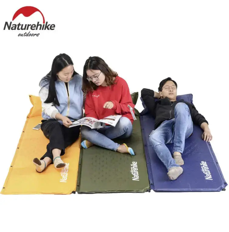 Naturehike NH Wide and Thick Connectable Air Mattress - 1800x600x25mm Inflatable Camping Pad by Mead's Supply & Equipment Outfitters limited