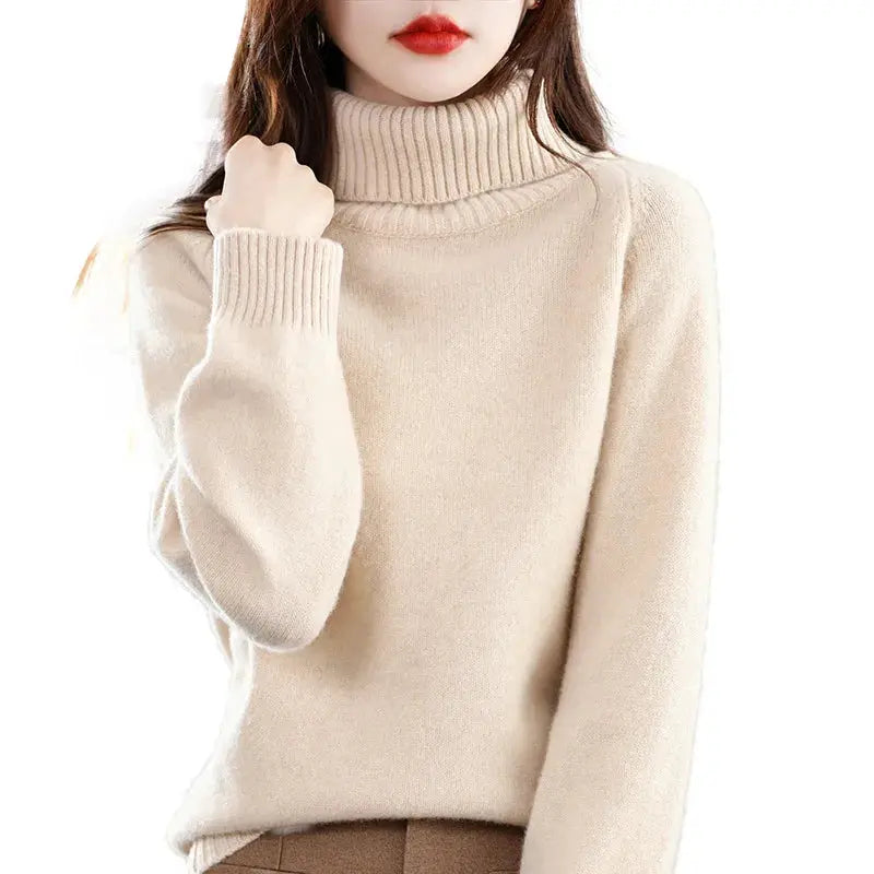 Women's 100% Merino Wool High Neck Sweater Top by Mead's Supply & Equipment Outfitters limited
