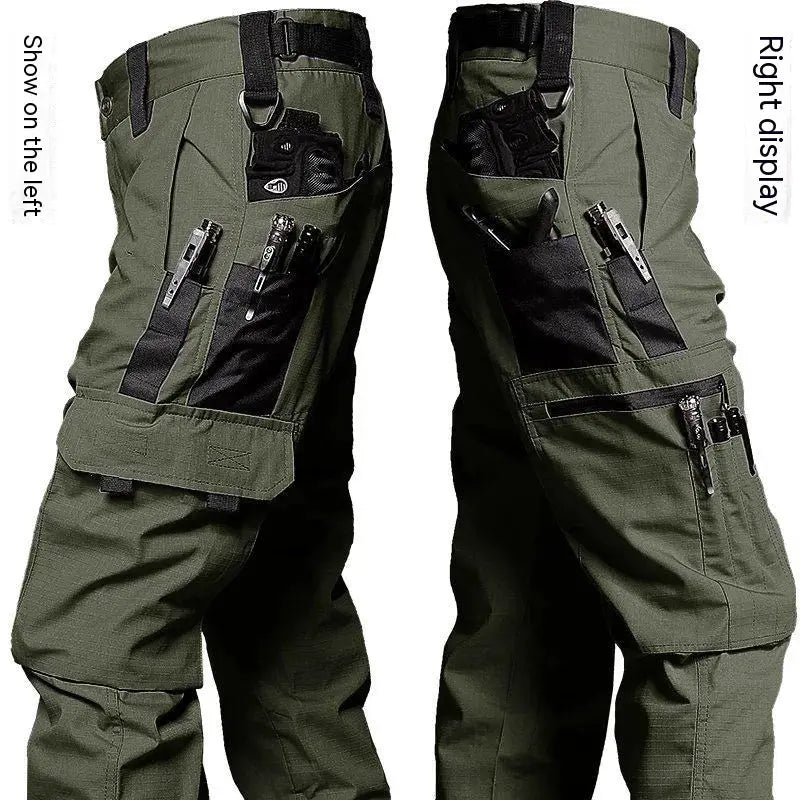Men's Waterproof Tactical Cargo Pants - Multi-Pocket Outdoor Work Pants by Mead's Supply & Equipment Outfitters limited
