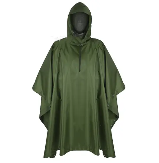 Rain Poncho Hooded Waterproof Raincoat by salelink.co.nz