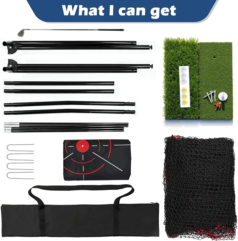 300x213cm Golf Practice Net Set by salelink.co.nz