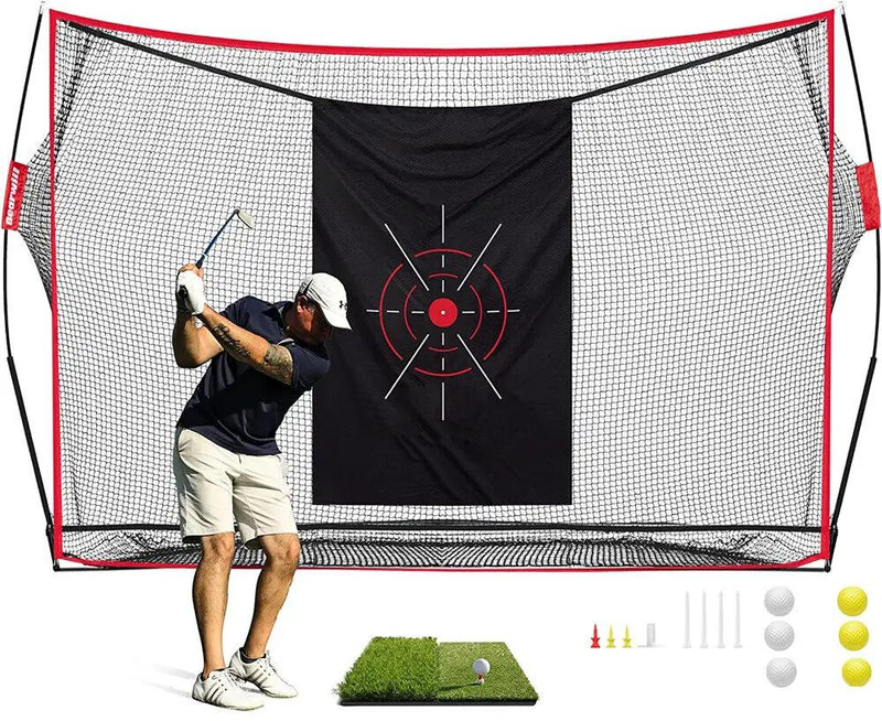 300x213cm Golf Practice Net Set by salelink.co.nz