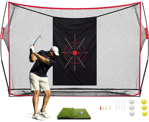 300x213cm Golf Practice Net Set by salelink.co.nz