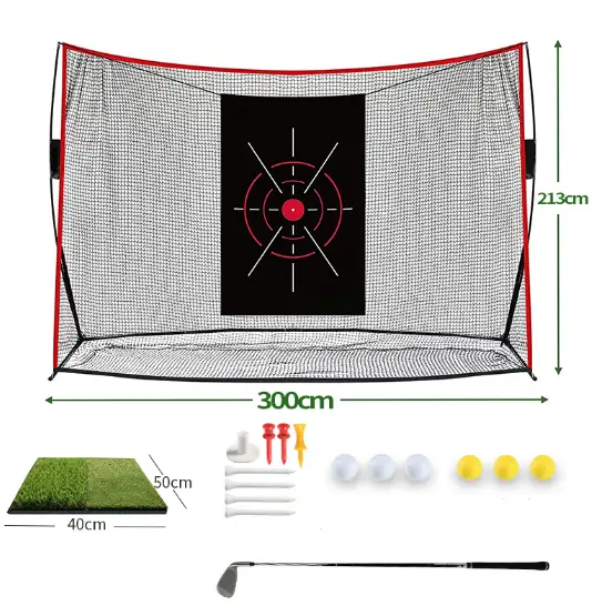 300x213cm Golf Practice Net Set by salelink.co.nz