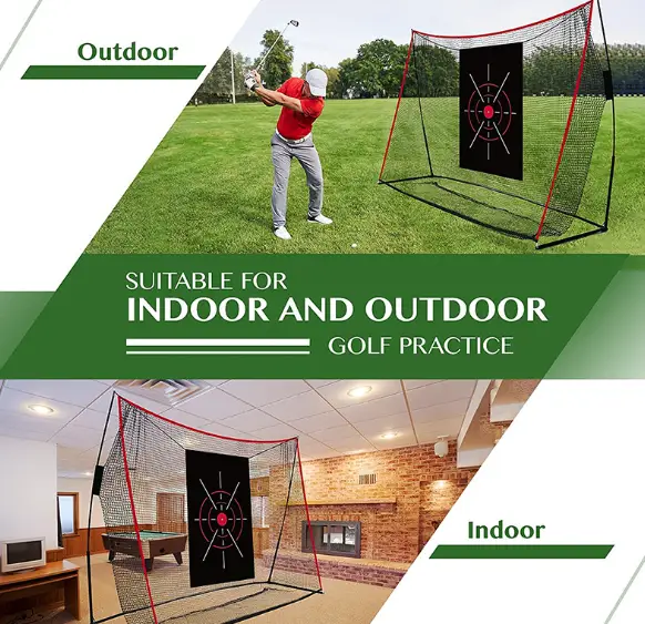 300x213cm Golf Practice Net Set by salelink.co.nz