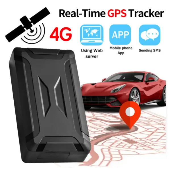 22000mAH 4G Real Time GPS Tracker LIVE Tracking Vehicle Car by salelink.co.nz