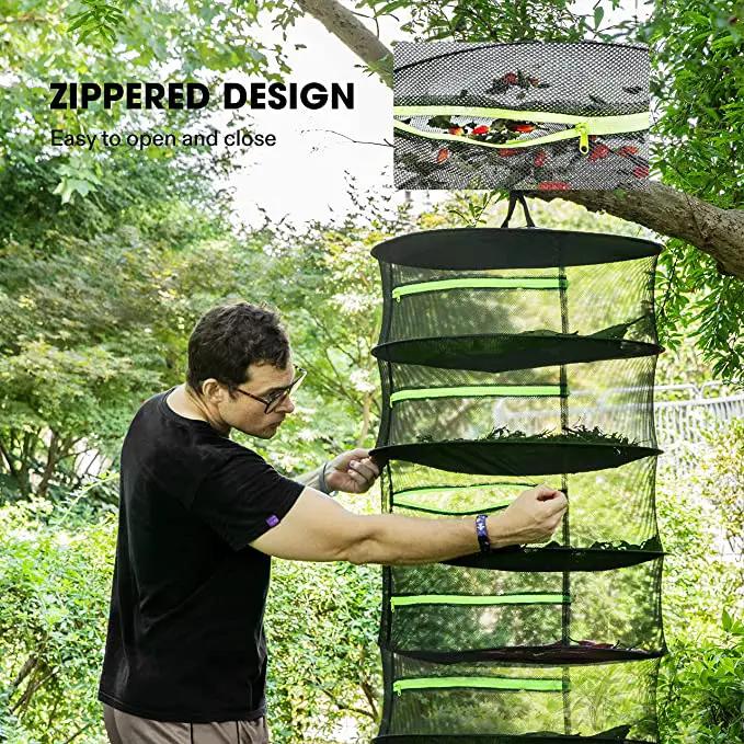 6 Layers Food Drying Net Fish Drying Rack Mesh Net by salelink.co.nz
