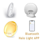 Wake-Up Light Alarm Clock – Sunrise/Sunset Simulation by Habicare