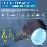 Wake-Up Light Alarm Clock – Sunrise/Sunset Simulation by Habicare