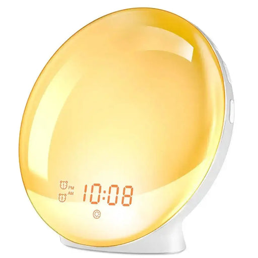 Wake-Up Light Alarm Clock – Sunrise/Sunset Simulation by Habicare