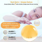 Wake-Up Light Alarm Clock – Sunrise/Sunset Simulation by Habicare