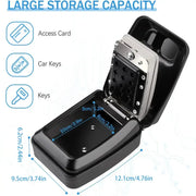 Wall-Mount Key Lock Box with Code (4 types available) by Habicare