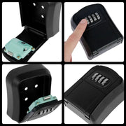 Wall-Mount Key Lock Box with Code (4 types available) by Habicare