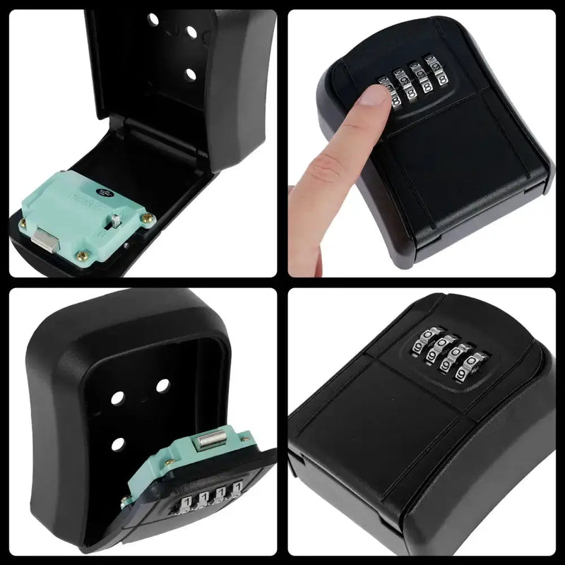 Wall-Mount Key Lock Box with Code (4 types available) by Habicare