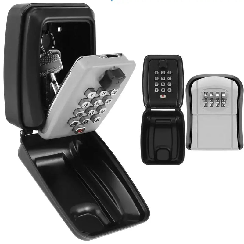 Wall-Mount Key Lock Box with Code (4 types available) by Habicare