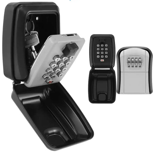 Wall-Mount Key Lock Box with Code (4 types available) by Habicare