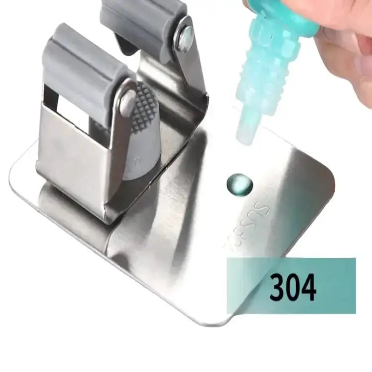 Wall-Mount Mop & Broom Holder by Habicare
