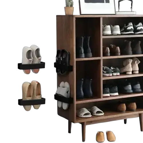 Wall-Mounted Adjustable Shoe Rack for RV & Caravan (1PCS) by Habicare