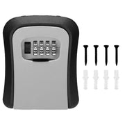 Wall-Mounted Key Keeper – 4-Digit Lock Box (available in Gray & Black) by Habicare