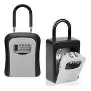 Wall-Mounted Key Keeper – 4-Digit Lock Box (available in Gray & Black) by Habicare
