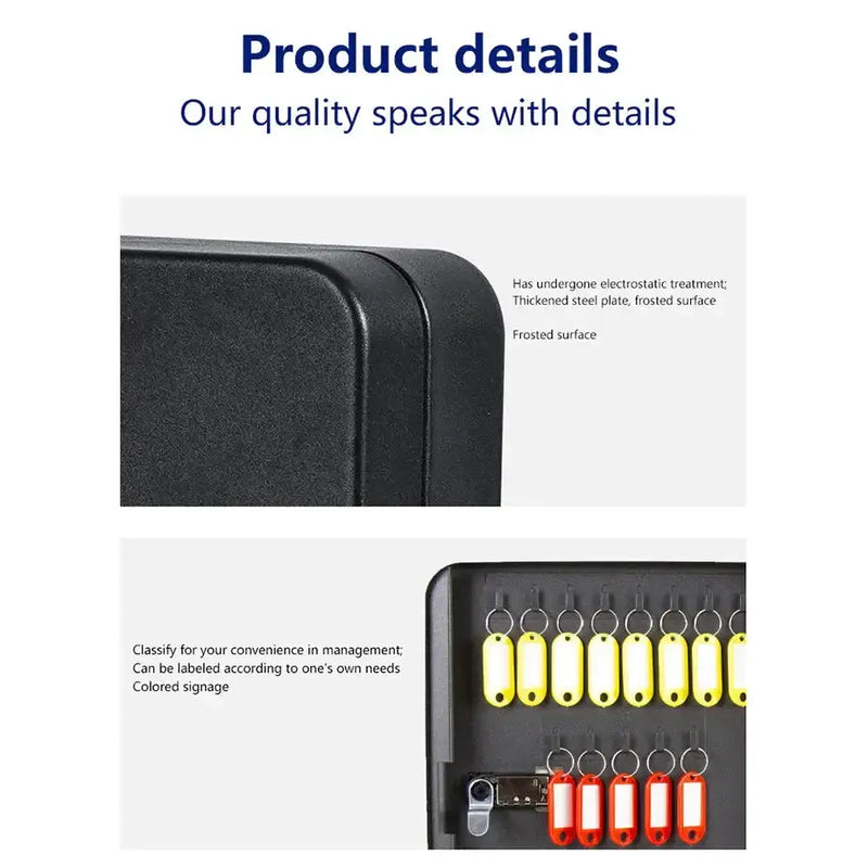 Wall-Mounted Password Key Box (different sizes available) by Habicare