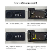 Wall-Mounted Password Key Box (different sizes available) by Habicare