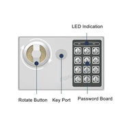 Wall-Mounted Password Safe with Alarm by Habicare