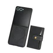 Wallet Leather Case for the Samsung Galaxy Z Flip7 (4 colours available) by Habicare