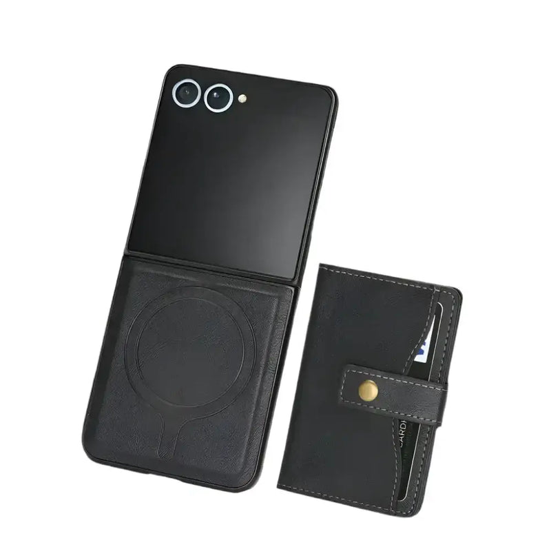 Wallet Leather Case for the Samsung Galaxy Z Flip7 (4 colours available) by Habicare