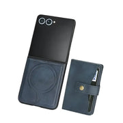 Wallet Leather Case for the Samsung Galaxy Z Flip7 (4 colours available) by Habicare