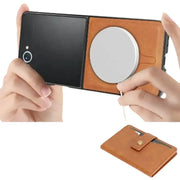 Wallet Leather Case for the Samsung Galaxy Z Flip7 (4 colours available) by Habicare