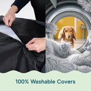 The Brooklyn Dog Beds Brooklyn® Deep Sleep Pet Bed Brooklyn Deep Sleep Calming Donut Dog Bed