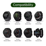 Habicare Chargers Garmin Descent Series Watch Charger USB Cable 100cm Fast Charge Garmin Descent Series Watch Charger USB Cable 100cm