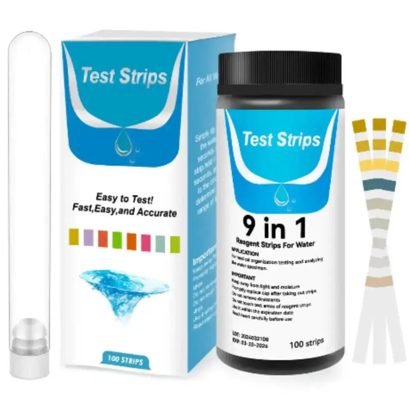 Aquarium 7-in-1 Water Test Strips - 100 Easy-to-Read Quality Tests
