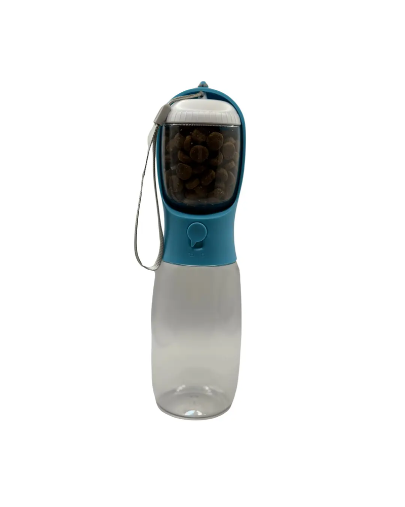 2 in 1 Portable Pet Bowl Bottle With Food Compartment by DogTreatNZ