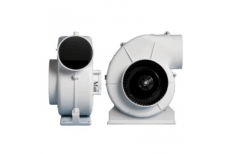 Large Capacity Bulkhead Bilge Blower showcasing a dual design for optimal airflow in marine applications.