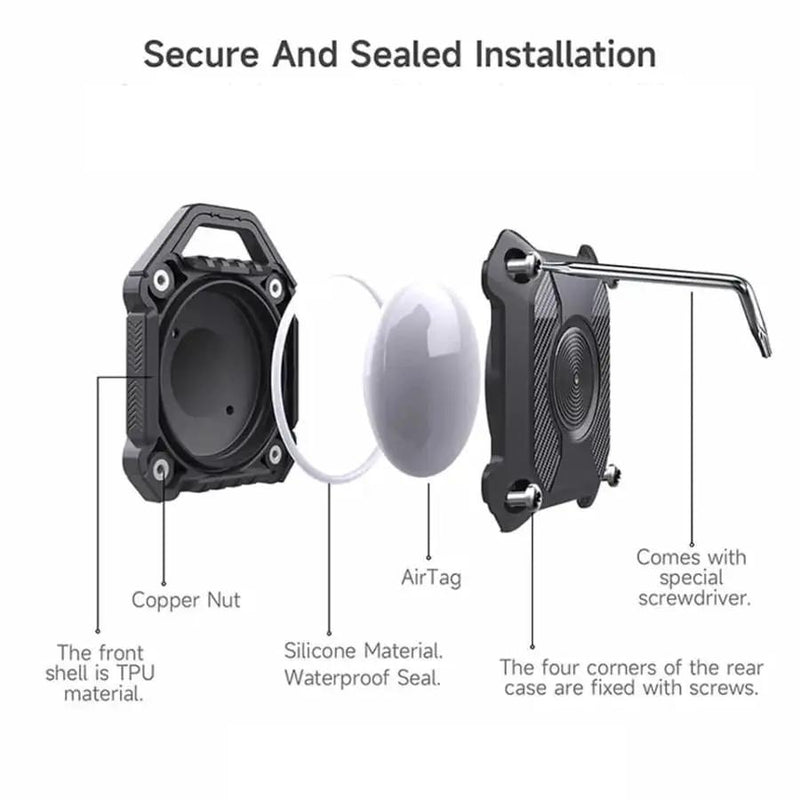 Waterproof Apple Air Tag Holder by That Watch Shop