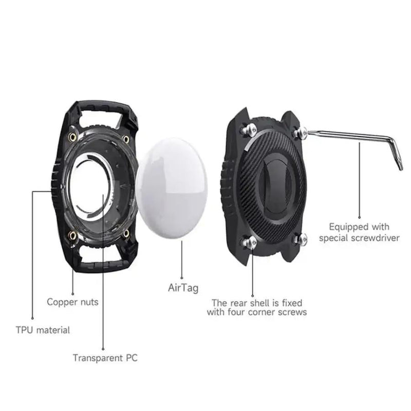 Waterproof Apple Air Tag Holder (for straps) by That Watch Shop