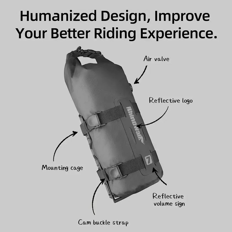 Waterproof Bike Front Fork Bag (4L/7L) by Habicare